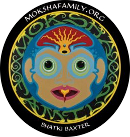 Bhakti Moksha Symbol Sticker