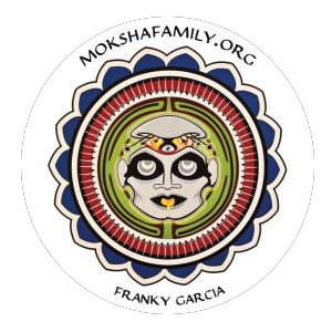 Franky Garcia Moksha Symbol Sticker