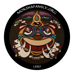 Lebo Moksha Symbol Sticker