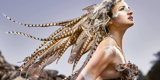 Moksha Arts Collective presents "Crown Yourself" Headdress workshop with Ka Amorastreya March 10-11,2018