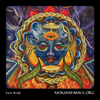 Eva Ruiz Moksha Symbol Sticker