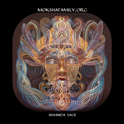 Amanda Sage Moksha Symbol Sticker