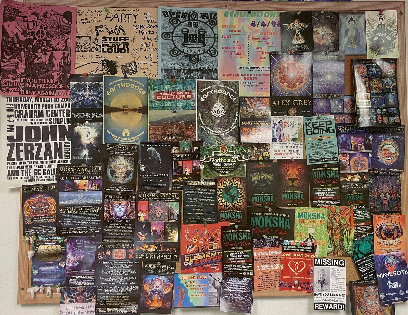 Moksha Arts Collective through the years